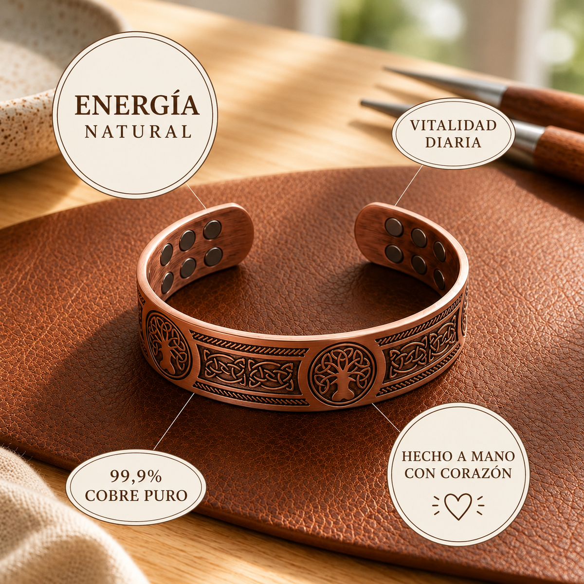 Pulsera de Cobre Bough