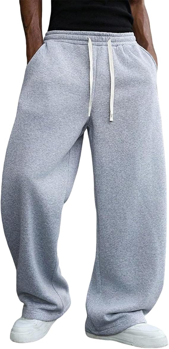 Pantalones cómodos y casuales para hombre con cordón ajustable
