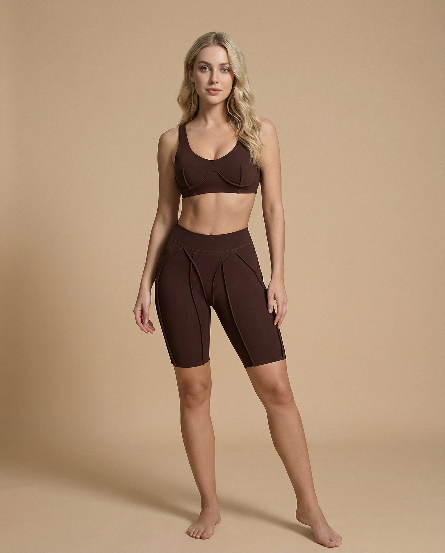 Leggings Cortos Efecto Moldeador