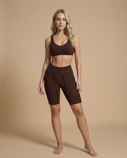 Leggings Cortos Efecto Moldeador