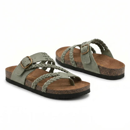 Sandalias Tressia - color Verde