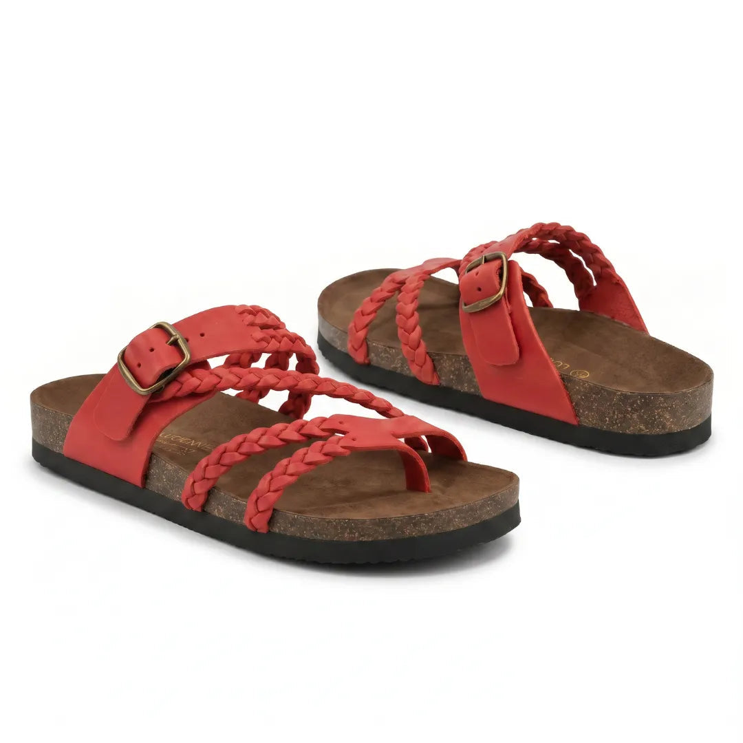Sandalias Tressia - color Rojo
