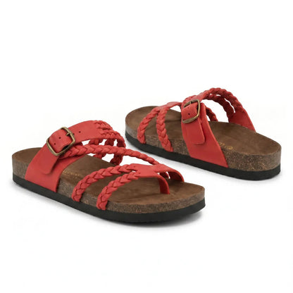 Sandalias Tressia - color Rojo