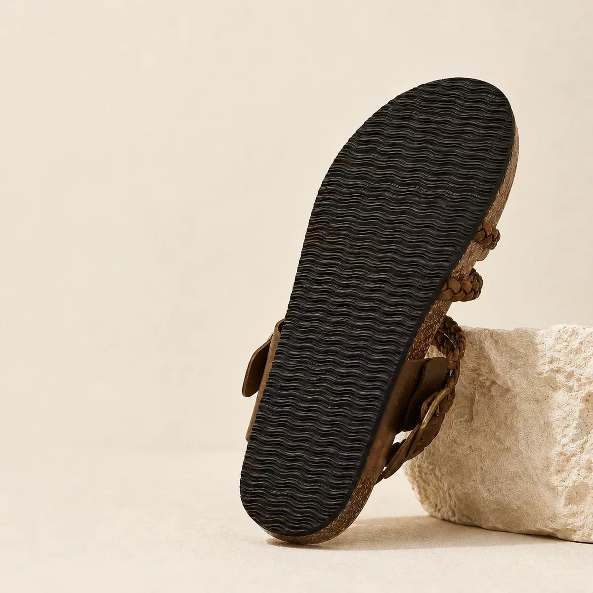 Tressia - Sandalias Ortopédicas de Cuero para Mujer